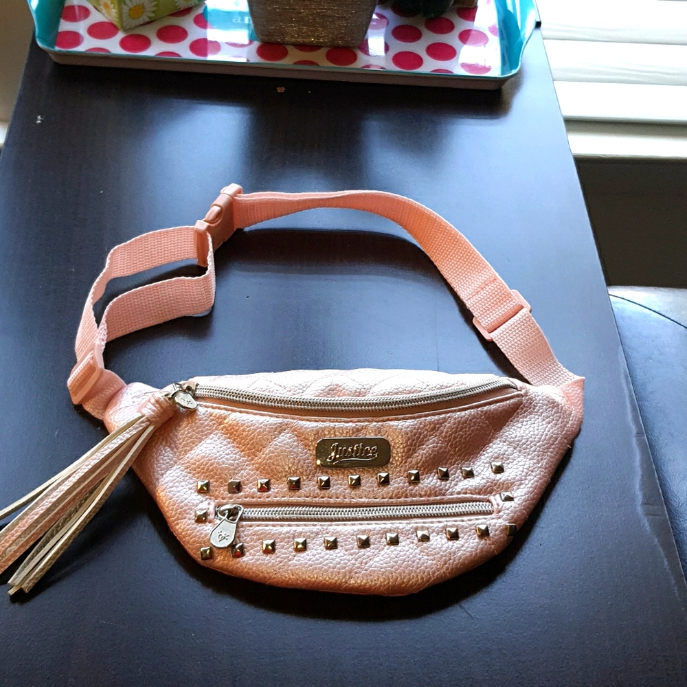 Pink Justice fanny pack